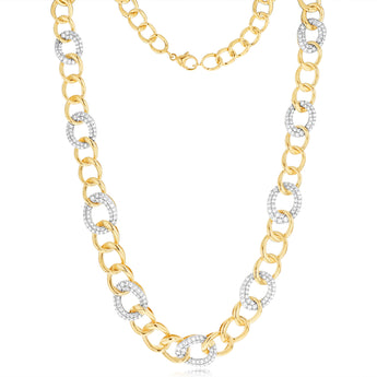 Luminesce Lab Grown 4.5 Carat Diamond Necklace in 9ct Yellow Gold