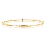 Luminesce Lab Grown 1/5 Carat Diamond Bangle in 9ct Yellow Gold