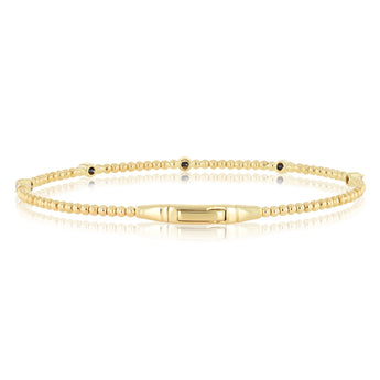 Luminesce Lab Grown 1/5 Carat Diamond Bangle in 9ct Yellow Gold