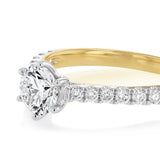 Luminesce Lab Grown 1 Carat Diamond Ring in 9ct Yellow Gold
