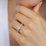 Luminesce Lab Grown 1 Carat Diamond Ring in 9ct Yellow Gold