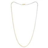 Luminesce Lab Grown 5 Carat Diamond 46cm Tennis Necklace in 9ct Yellow Gold