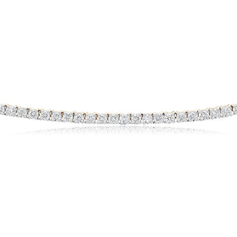 Luminesce Lab Grown 6 Carat Diamond 40cm Tennis Necklace in 9ct Yellow Gold