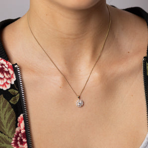 0.80 Carat Luminesce Lab Grown Diamond Pendant in 9ct Yellow Gold