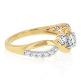 Luminesce Lab Grown 1/2 Carat Diamond Ring in 9ct Yellow Gold