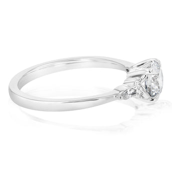 Luminesce Lab Grown 1.10 Carat Diamond Ring in 9ct White Gold
