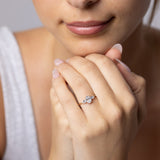 Luminesce Lab Grown 1 Carat Diamond Ring in 9ct Yellow Gold