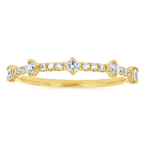 Luminesce Lab Grown 1/4 Carat Diamond Ring in 9ct Yellow Gold