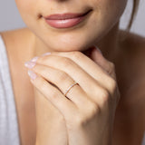 Luminesce Lab Grown 1/4 Carat Diamond Ring in 9ct Yellow Gold