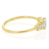 Luminesce Lab Grown 0.55 Carat Diamond Ring in 9ct Yellow Gold