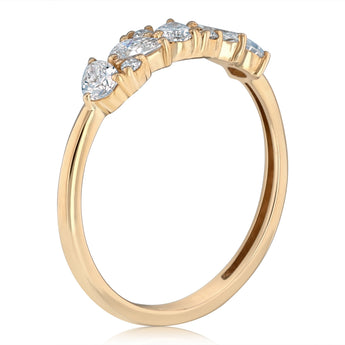 Luminesce Lab Grown 0.55 Carat Diamond Ring in 9ct Yellow Gold