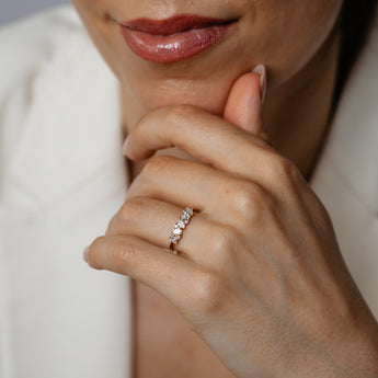 Luminesce Lab Grown 0.55 Carat Diamond Ring in 9ct Yellow Gold