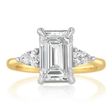 Luminesce Lab Grown 3.40 Carat Diamond Ring in 9ct Yellow Gold