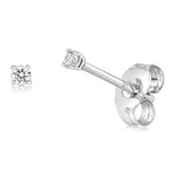 Luminesce Lab Grown 5 Points Diamond Stud Earrings in Platinum