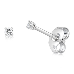 Luminesce Lab Grown 5 Points Diamond Stud Earrings in Platinum