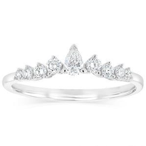 Luminesce Lab Grown 1/4 Carat Diamond Ring in Sterling Silver