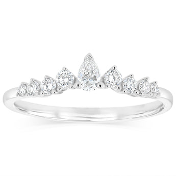 Luminesce Lab Grown 1/4 Carat Diamond Ring in Sterling Silver