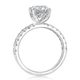 Luminesce Lab Grown 2 Carat Diamond Ring in Sterling Silver