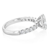 Luminesce Lab Grown 2 Carat Diamond Ring in Sterling Silver