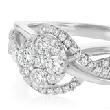 Luminesce Lab Grown 1/2 Carat Diamond Ring in Sterling Silver