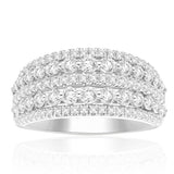 Luminesce Lab Grown 1 Carat Diamond Ring in Sterling Silver