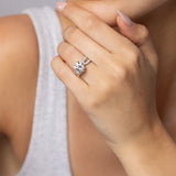 Luminesce Lab Grown 4 Carat Diamond Ring in 9ct Yellow Gold
