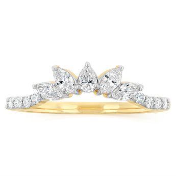 Luminesce Lab Grown 0.35 Carat Diamond Ring in 9ct Yellow Gold