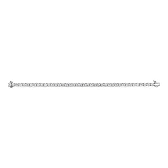 Luminesce Lab Grown 10 Carat Diamond Tennis Bracelet in Sterling Silver