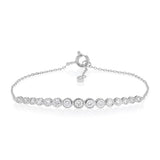 Luminesce Lab Grown 0.80 Carat Diamond Bracelet in Sterling Silver