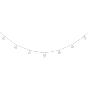 Luminesce Lab Grown 2.50 Carat Diamond Pendant 45cm Necklace in Sterling Silver