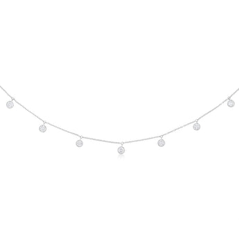 Luminesce Lab Grown 2.50 Carat Diamond Pendant 45cm Necklace in Sterling Silver
