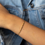Luminesce Lab Grown Diamond Bolo Bracelet in Gold Plated Sterling Silver