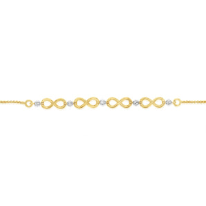 Luminesce Lab Grown Diamond Bolo Bracelet in Gold Plated Sterling Silver