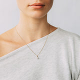 Luminesce Lab Grown 1 Carat Diamond Pendant in 9ct Yellow and White Gold