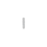 Luminesce Lab Grown 7 Diamond Bar Single Flatback Earring in 9ct Yellow Gold