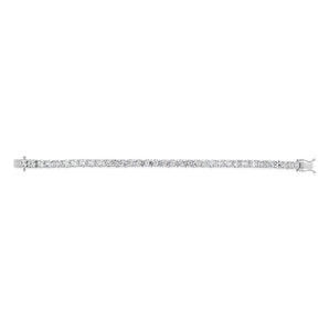Luminesce Lab Grown 16 Carats Diamond Tennis Bracelet in 9ct White Gold