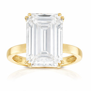 Luminesce Lab Grown 11 Carat Diamond Certified Solitaire Ring in 9ct Yellow Gold