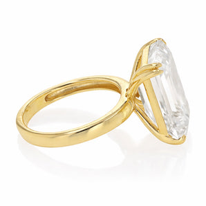 Luminesce Lab Grown 11 Carat Diamond Certified Solitaire Ring in 9ct Yellow Gold