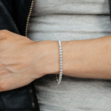 Luminesce Lab Grown 10 Carats Diamond 18cm Tennis Bracelet in 9ct White Gold