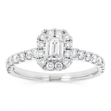 Luminesce Lab Grown 1 Carat Diamond Ring in 9ct White Gold