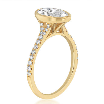 Luminesce Lab Grown 2.20 Carat Diamond Ring in 9ct Yellow Gold