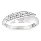 Luminesce Lab Grown 1/5 Carat Diamond Ring in Sterling Silver