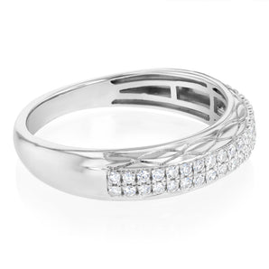 Luminesce Lab Grown 1/4 Carat Diamond Ring in Sterling Silver