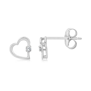 Luminesce Lab Grown Diamond Stud Earrings in Sterling Silver
