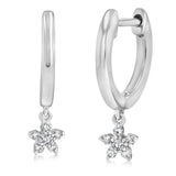 Luminesce Lab Grown Diamond Drop Earrings in Sterling Silver