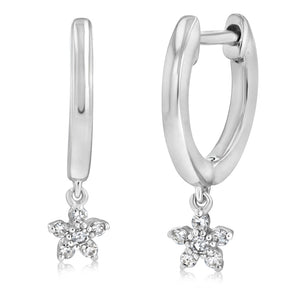 Luminesce Lab Grown Diamond Drop Earrings in Sterling Silver