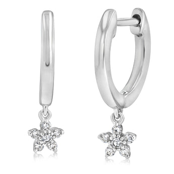 Luminesce Lab Grown Diamond Drop Earrings in Sterling Silver