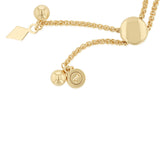 Luminesce Lab Grown 1/6 Carat Diamond Bolo Bracelet in Gold Plated Sterling Silver
