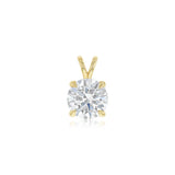 Luminesce Lab Grown 3 Carat Diamond Solitaire Pendant in 9ct Yellow Gold