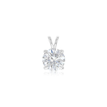 Luminesce Lab Grown 3 Carat Diamond Solitaire Pendant in 9ct White Gold